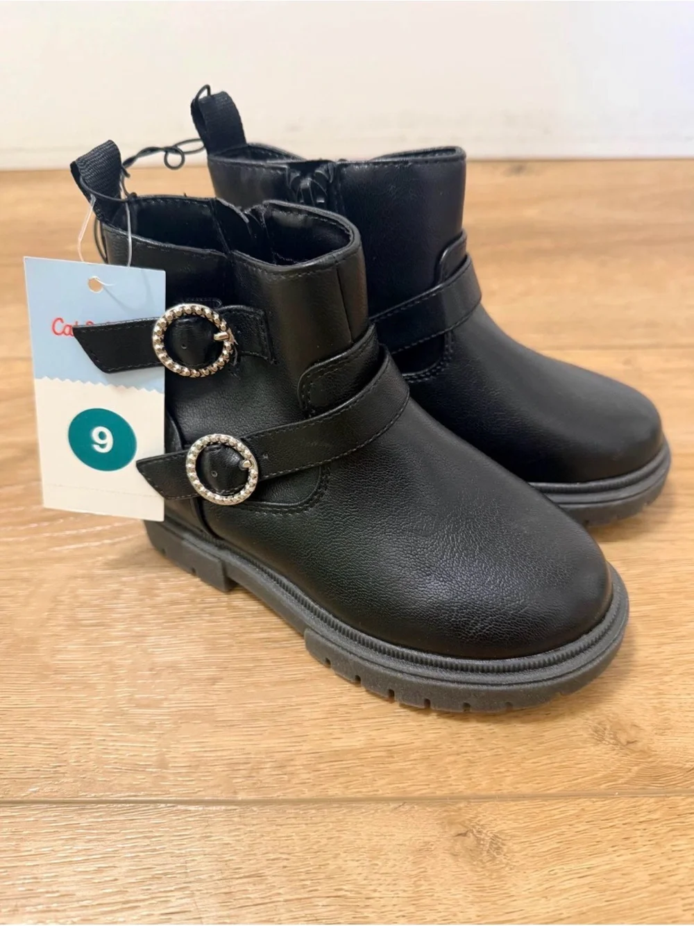 MWT Cat & Jack Evie Lug Ankle Boots